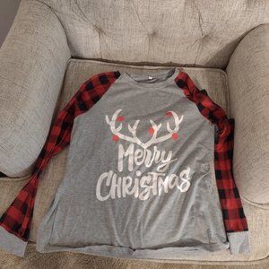 Women's Christmas Pajama Top